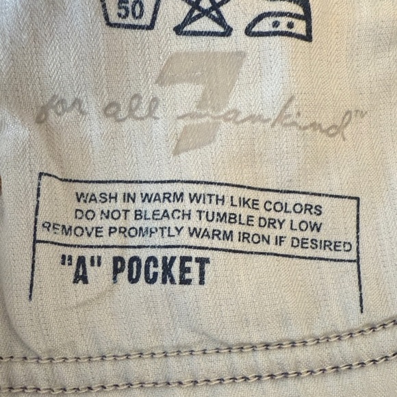 7 For All Mankind Indigo Pencil Skirt - Picture 8 of 13